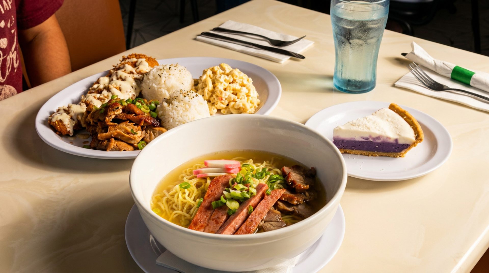 The food, from land and sea